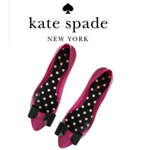 kate spade Shoes - New Kate Spade Jelly Ballet Ballerina Flat Pink